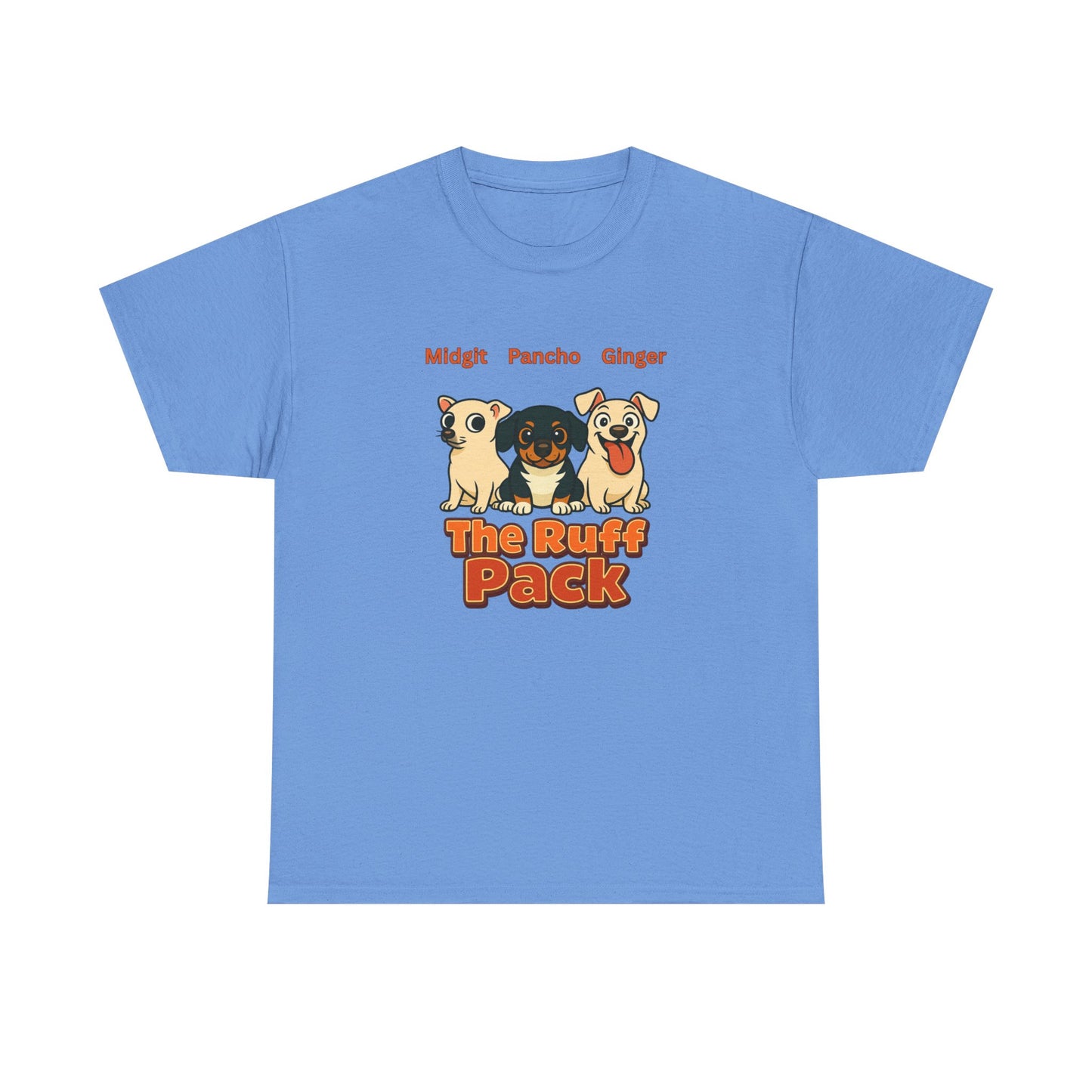 The Ruff Pack T-Shirt, Gift for Pet Owners, Animal Lovers, Birthday Gift, Casual Wear, Dog Themed Apparel