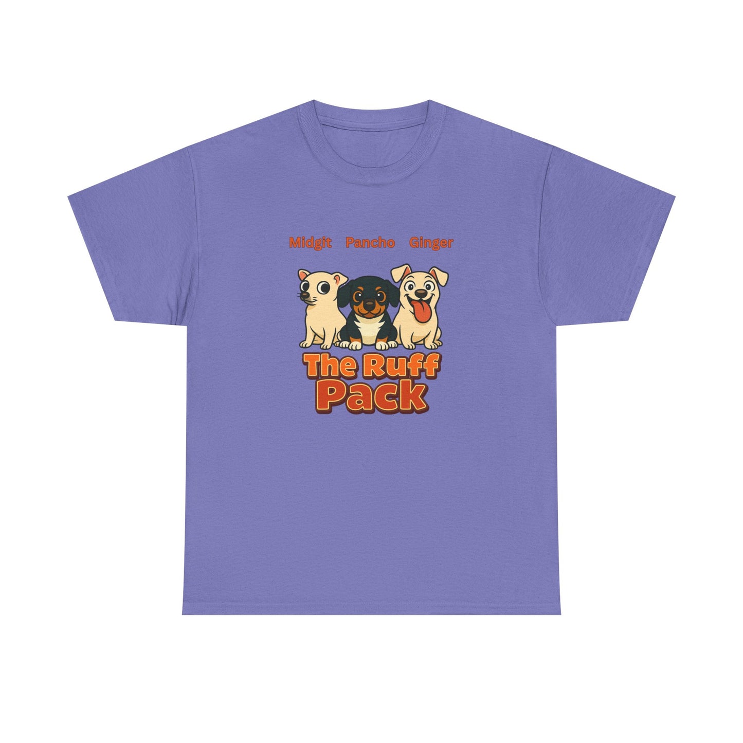 The Ruff Pack T-Shirt, Gift for Pet Owners, Animal Lovers, Birthday Gift, Casual Wear, Dog Themed Apparel