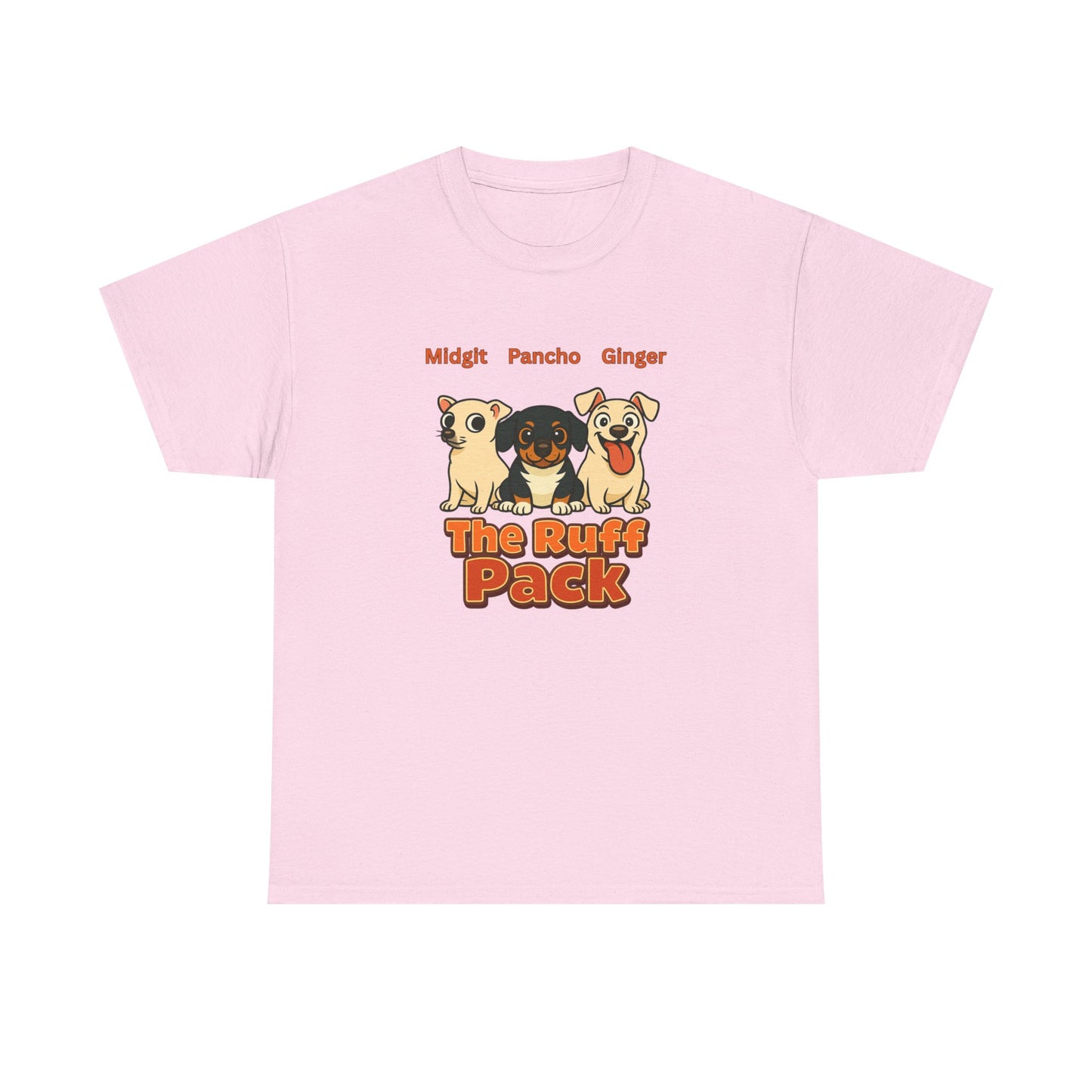 The Ruff Pack T-Shirt, Gift for Pet Owners, Animal Lovers, Birthday Gift, Casual Wear, Dog Themed Apparel