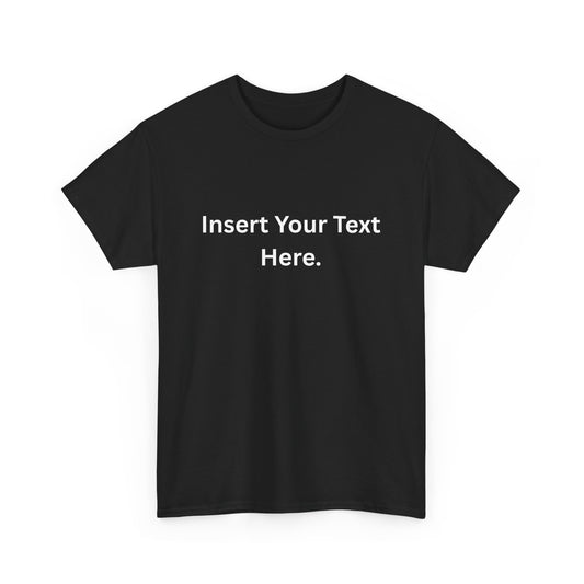 Personalized Text-only Tee