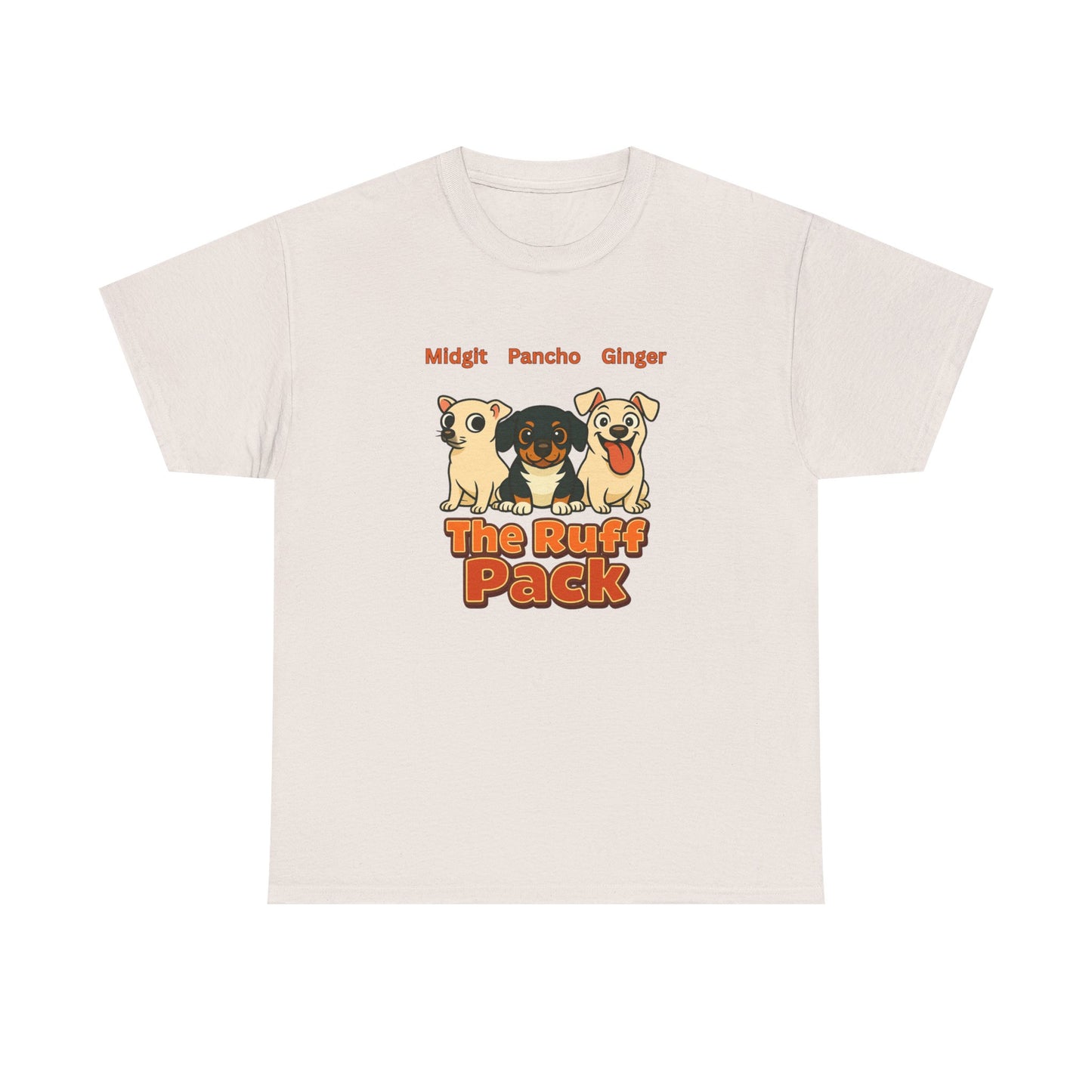The Ruff Pack T-Shirt, Gift for Pet Owners, Animal Lovers, Birthday Gift, Casual Wear, Dog Themed Apparel